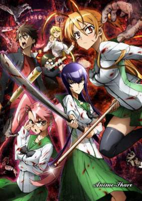 Школа Мертвяков / Highschool of the Dead fanservice compilation + OVA